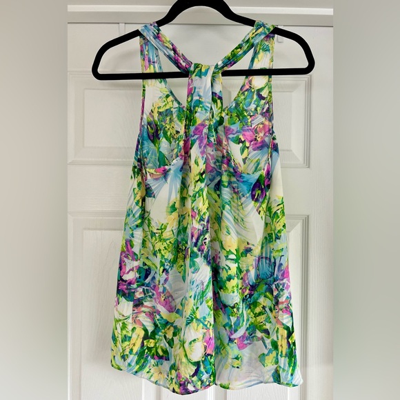 Cynthia Rowley blouse. Size: Medium, Color: multi color green, yellow, blue, etc - Picture 2 of 3